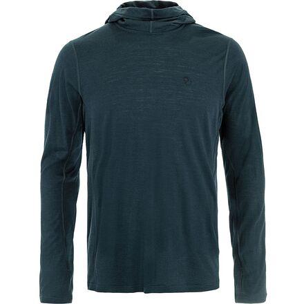 Abisko Wool Hoodie by FJALLRAVEN