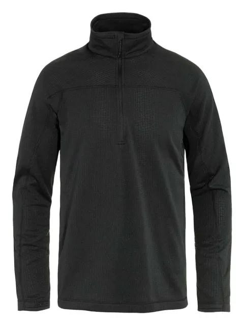 Abisko half-zip textured sweater by FJALLRAVEN