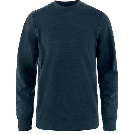 Keb Fleece Crew Neck Sweater -Men's by FJALLRAVEN