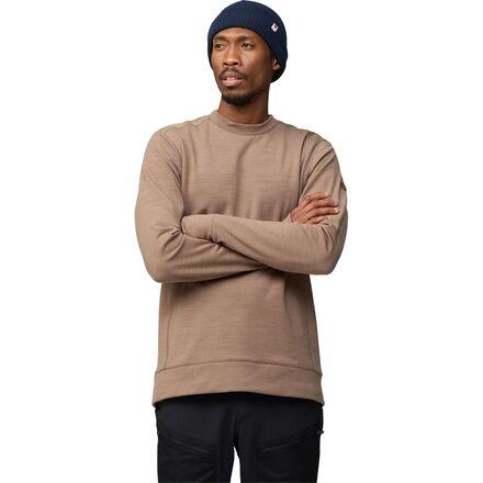 Keb Fleece Crew Neck Sweater -Men's by FJALLRAVEN