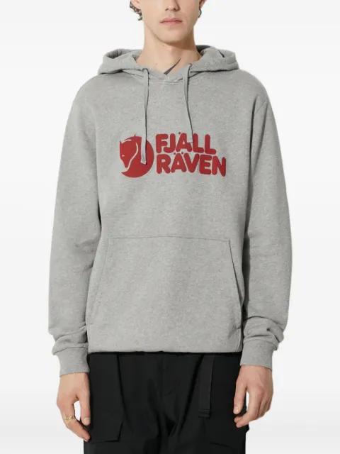 logo-detail hoodie by FJALLRAVEN