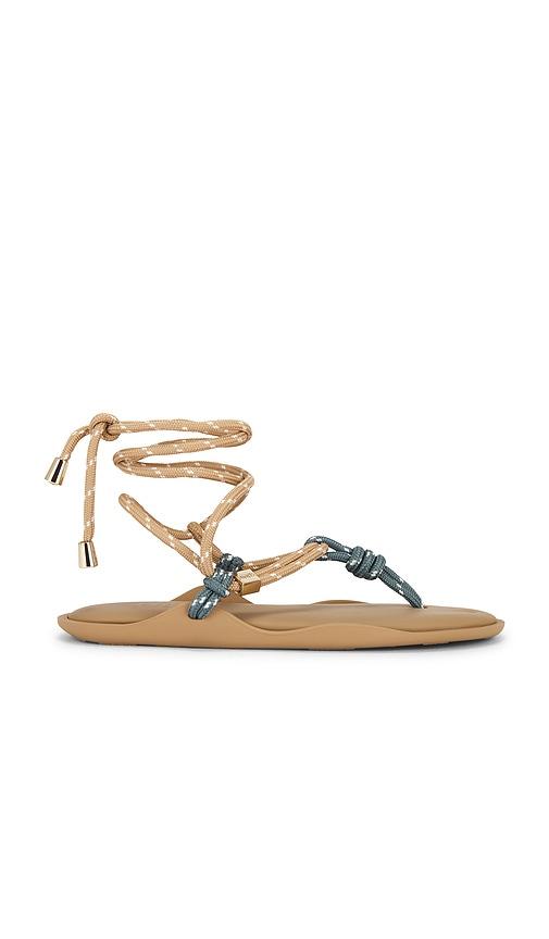 FlÃ²wze FlÃ»ze FlÃ» Twin Sandal in Tan by FLA2WZE