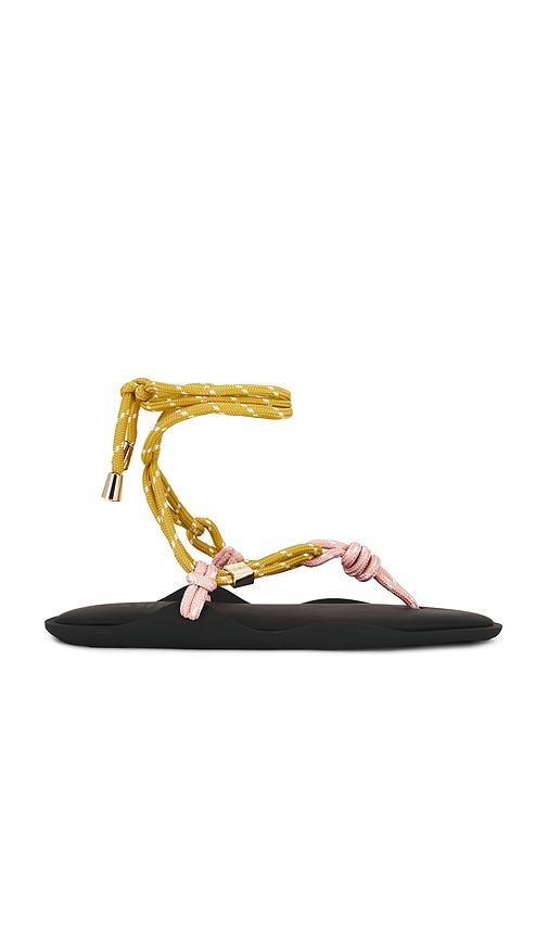 FlÃ²wze FlÃ»ze FlÃ» Twin Sandal in Yellow by FLA2WZE