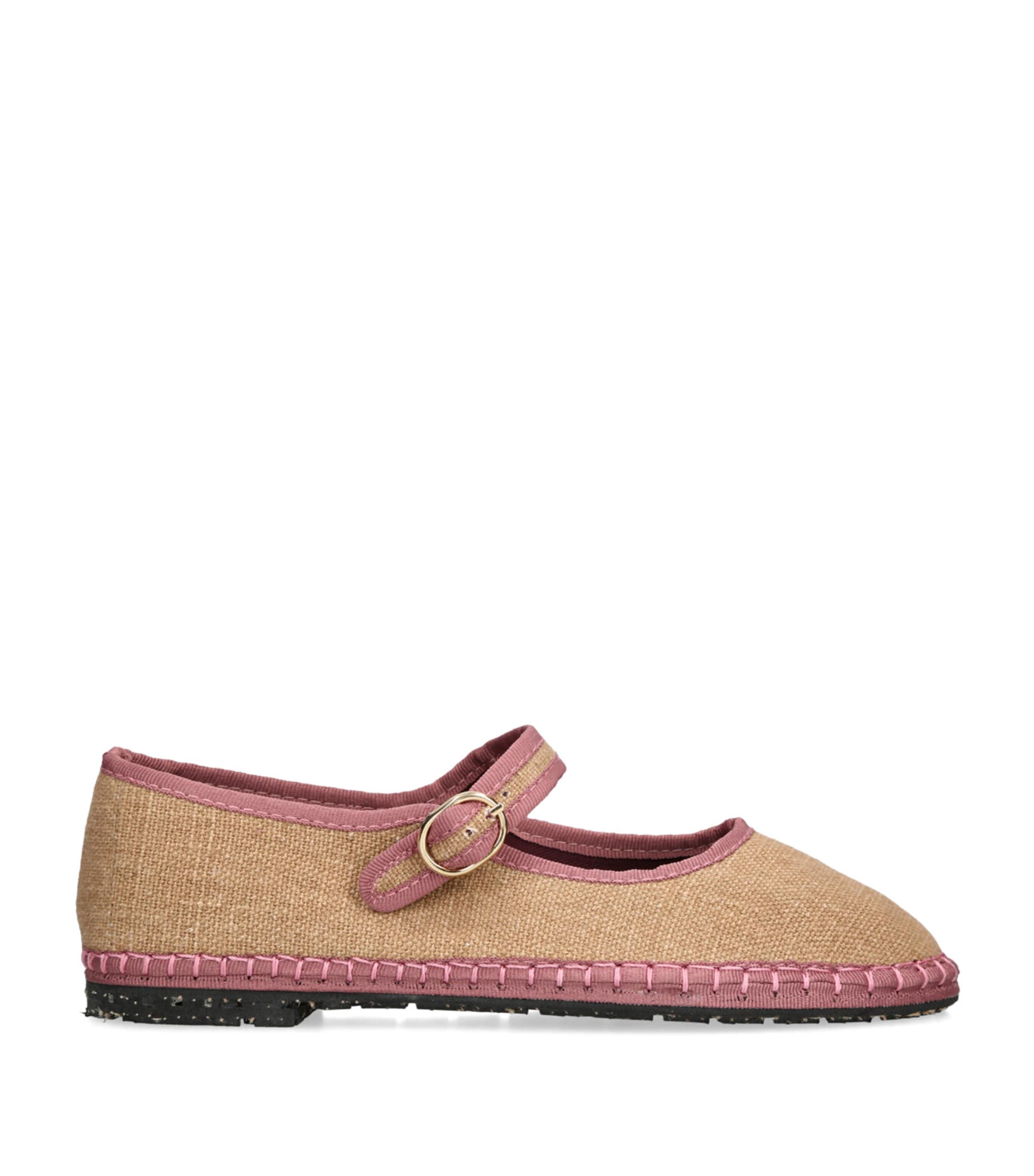 Flabelus Linen Dora Mary Janes by FLABELUS