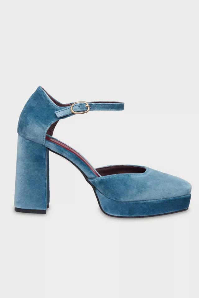 Flabelus Velvet Flamenco Platform Heels by FLABELUS