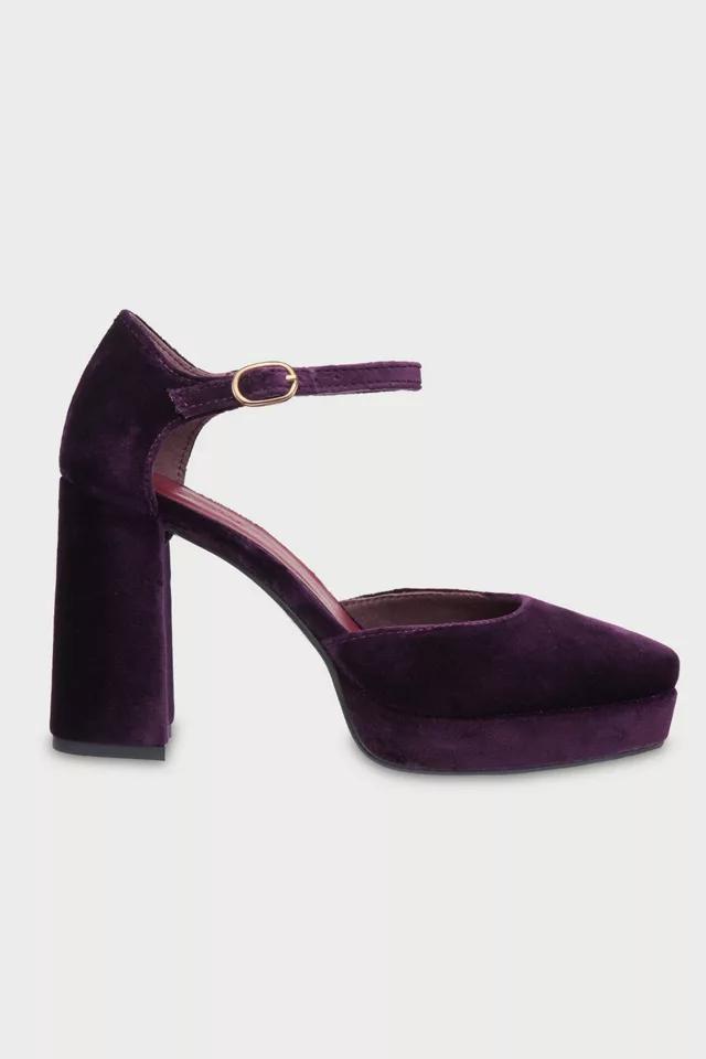 Flabelus Velvet Flamenco Platform Heels by FLABELUS