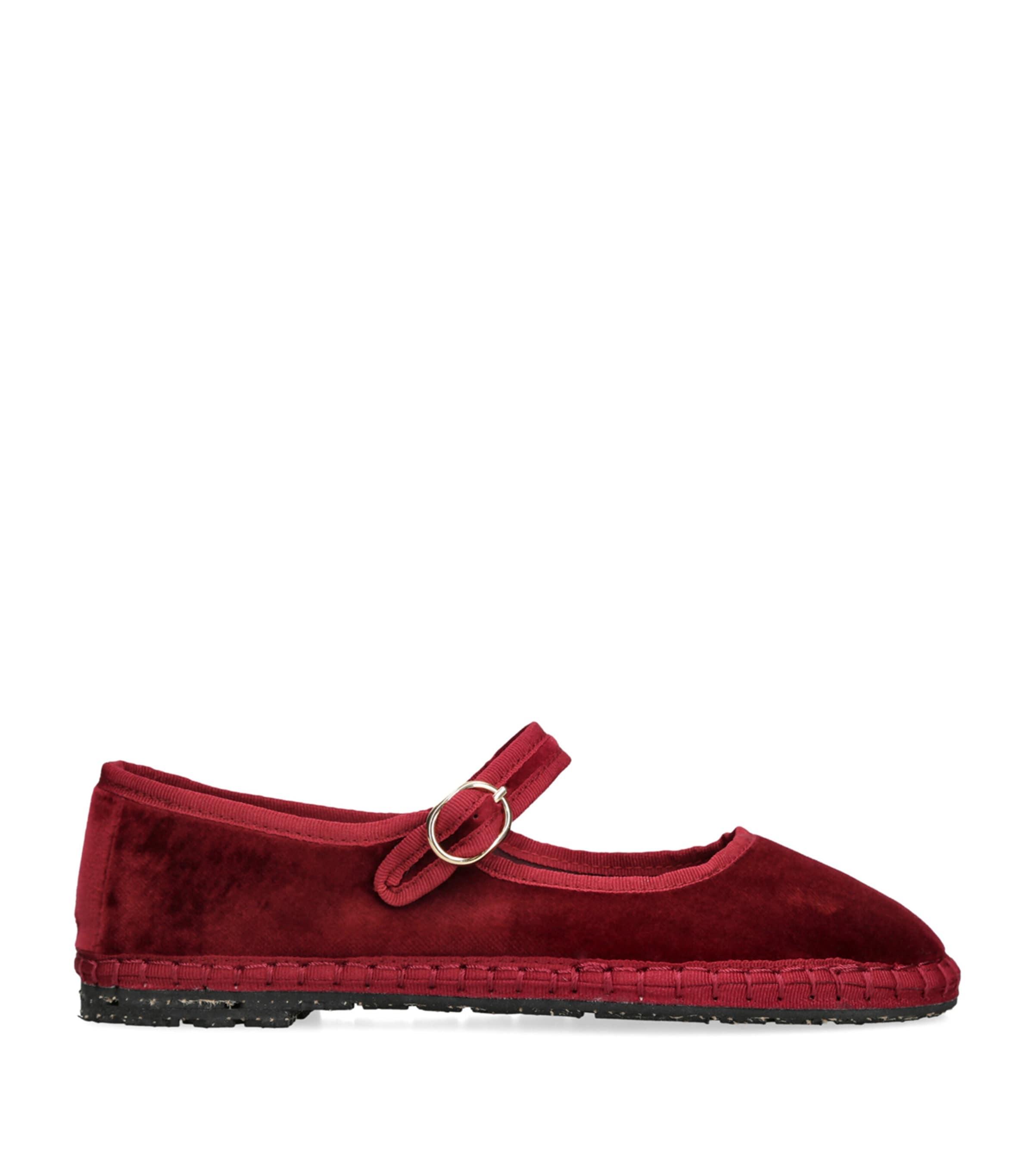 Flabelus Velvet Lucrecia Mary Janes by FLABELUS