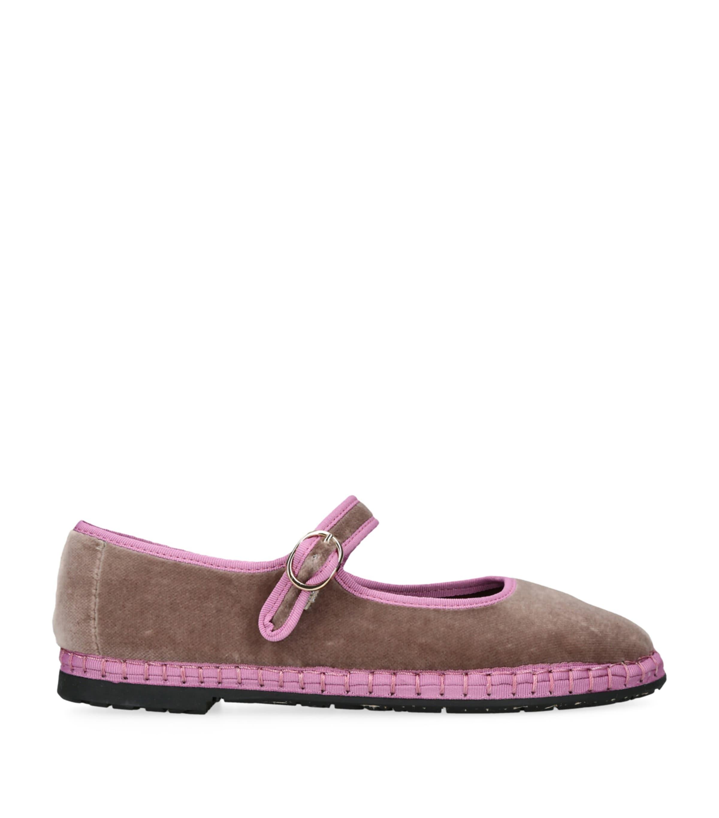 Flabelus Velvet Odiseo Mary Janes by FLABELUS