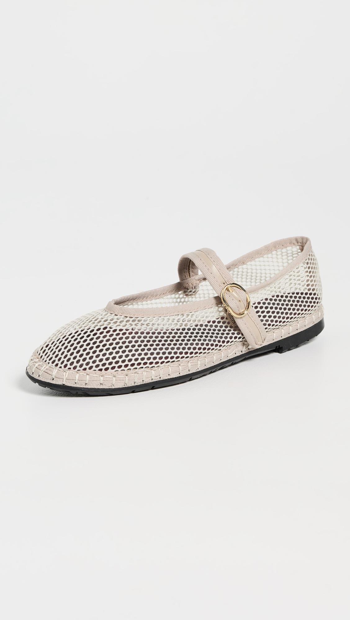 Isabella Mesh Mary Jane Flats by FLABELUS