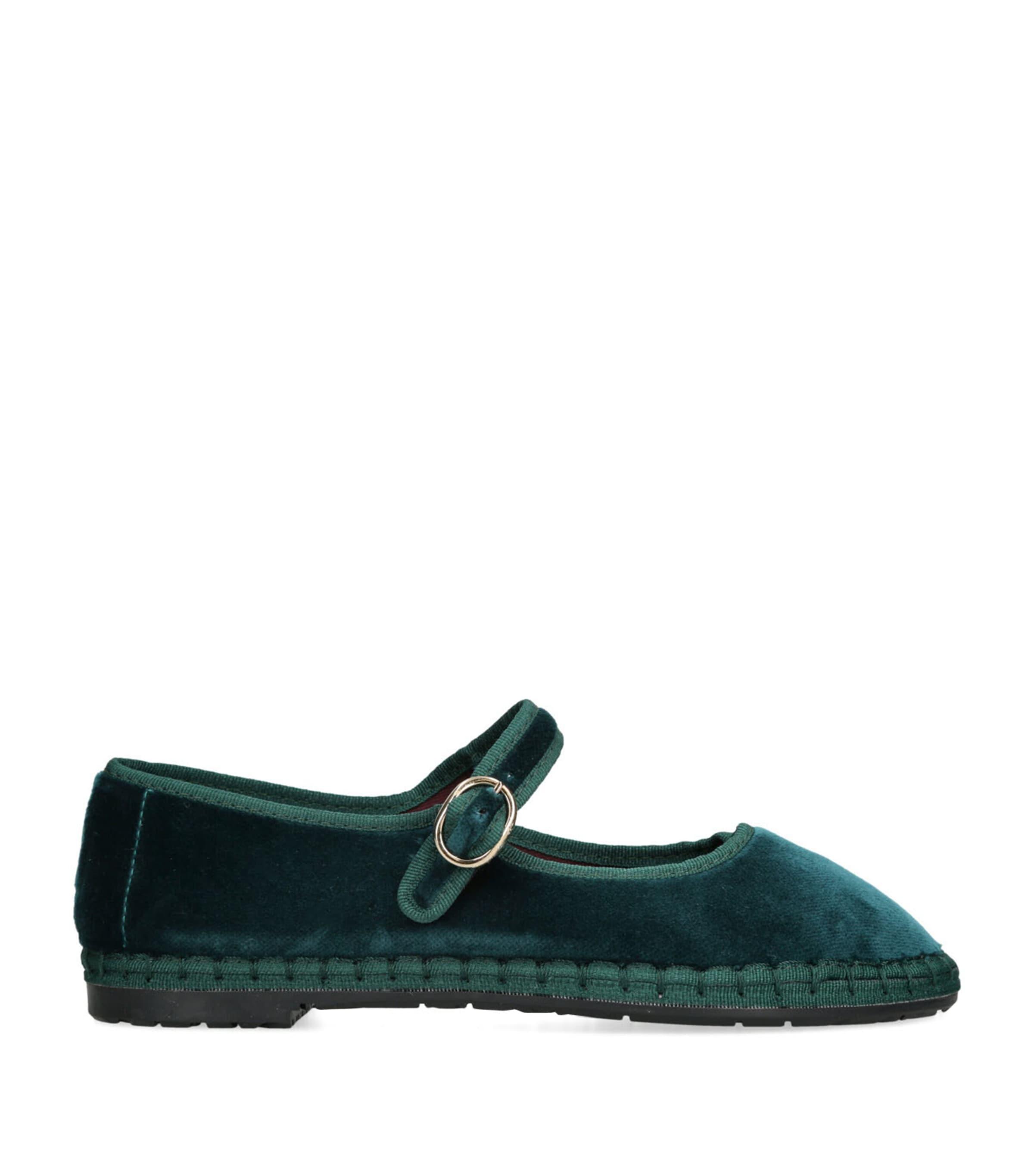 Velvet Leonor Mary Janes by FLABELUS