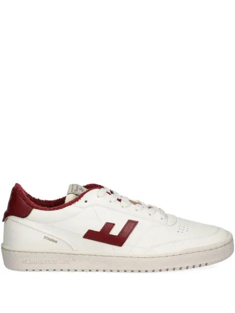 leather-panelled terry-cloth sneakers by FLAMINGOS