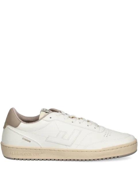 perforated-detail leather sneakers by FLAMINGOS