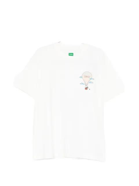 Aéronautique graphic-print T-shirt by FLANEUR