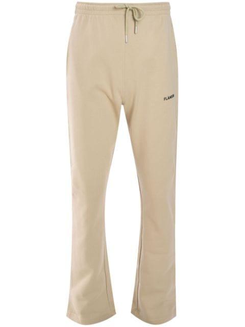 Essential logo-print track pants by FLANEUR