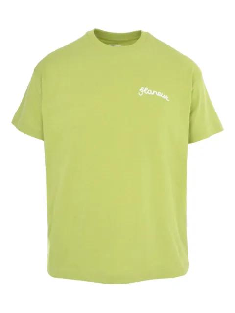 embroidered cotton T-shirt by FLANEUR