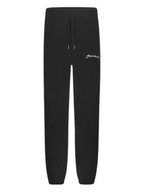 embroidered track pants by FLANEUR