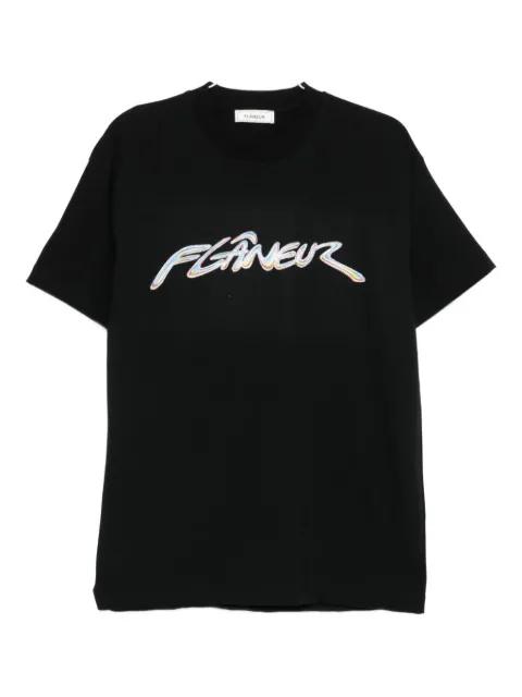 logo-print T-shirt by FLANEUR