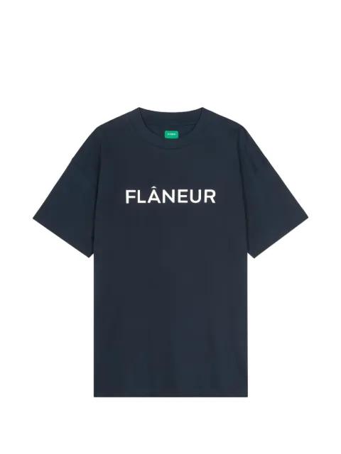 logo-print T-shirt by FLANEUR