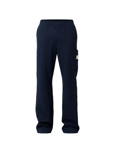 patch-detail trousers by FLANEUR