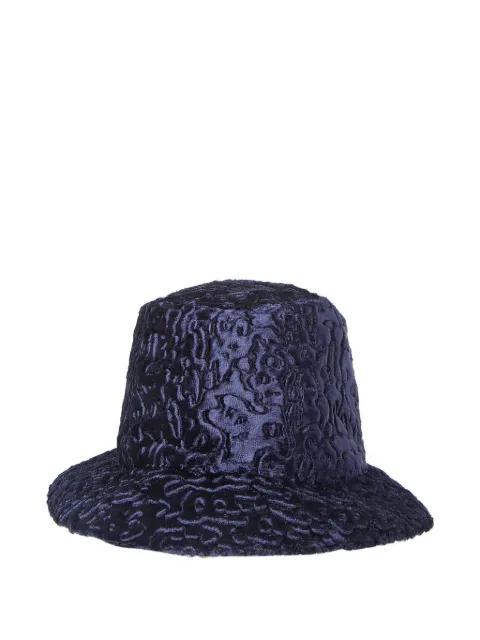 logo-charm bucket hat by FLAPPER
