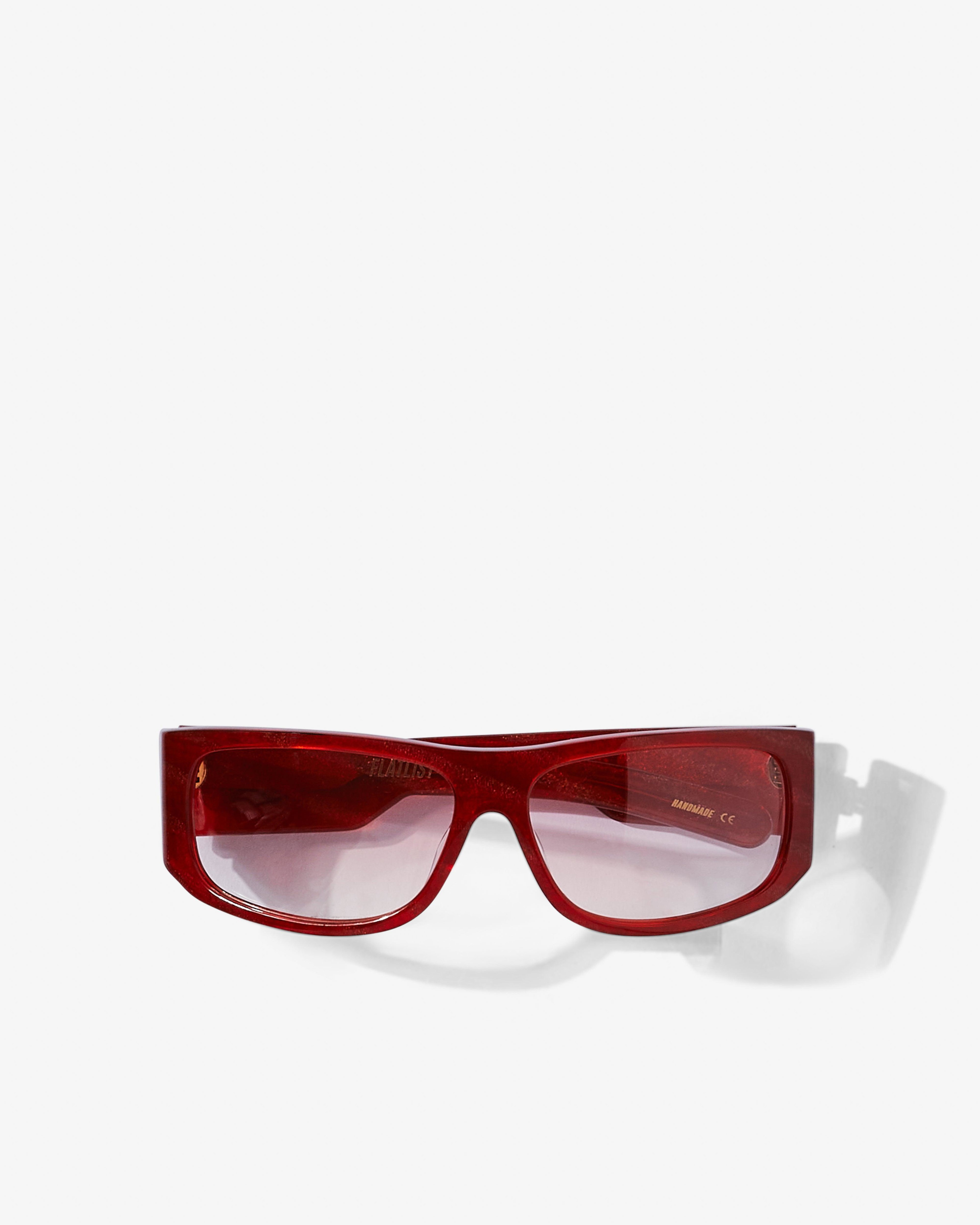 Flatlist - April Sunglasses - (Shimmery Red) by FLATLIST
