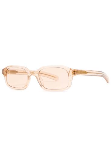 Hanky rectangle-frame sunglasses by FLATLIST