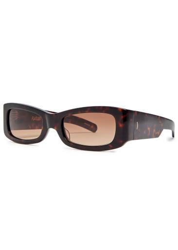Kareem rectangle-frame sunglasses by FLATLIST