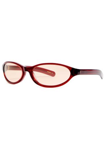 Olympia Oval-frame sunglasses by FLATLIST