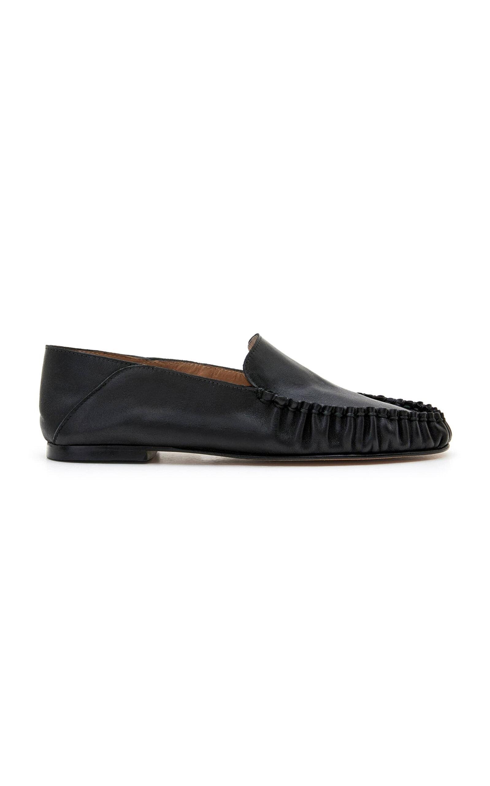 Flattered - Bon Bon Collapsable Leather Loafers - Black - IT 37 - Moda Operandi by FLATTERED
