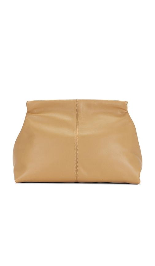 Flattered Clay Clutch in Tan by FLATTERED