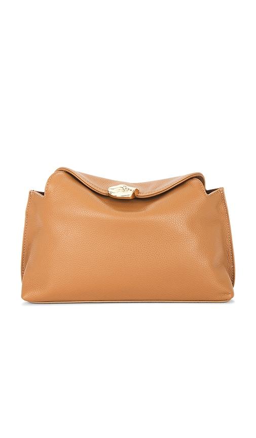 Flattered Hanna Clutch in Cognac by FLATTERED