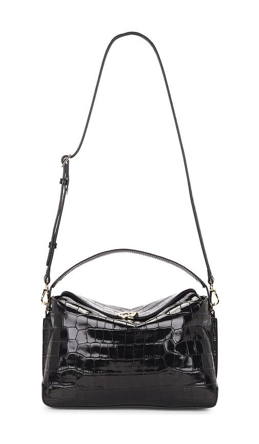 Flattered Hanna Grande Top Handle Bag in Black by FLATTERED