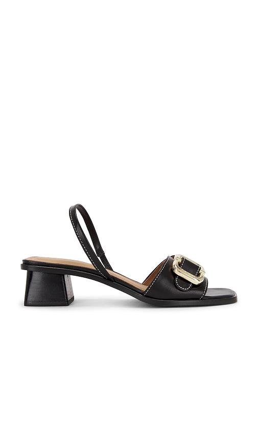 Flattered Jojo Sandal in Black by FLATTERED