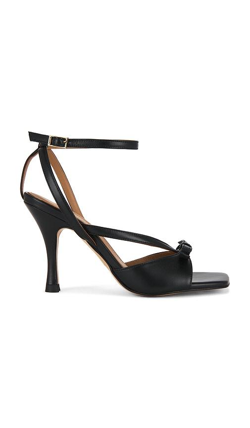 Flattered Margo Sandal in Black by FLATTERED