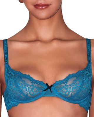 Bianca Lace Balconette Bra by FLEUR DU MAL