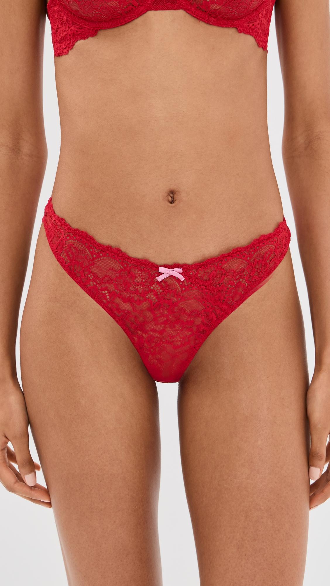 Bianca Lace Thong by FLEUR DU MAL