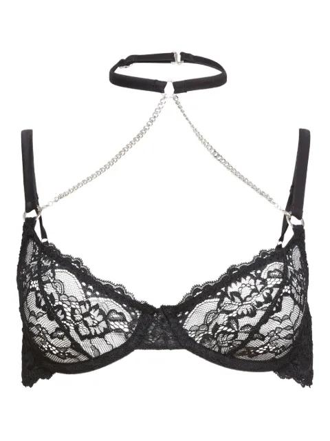 Bianca chain lace bra by FLEUR DU MAL