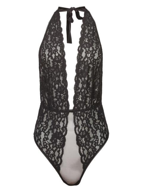 Charlotte halterneck teddy by FLEUR DU MAL