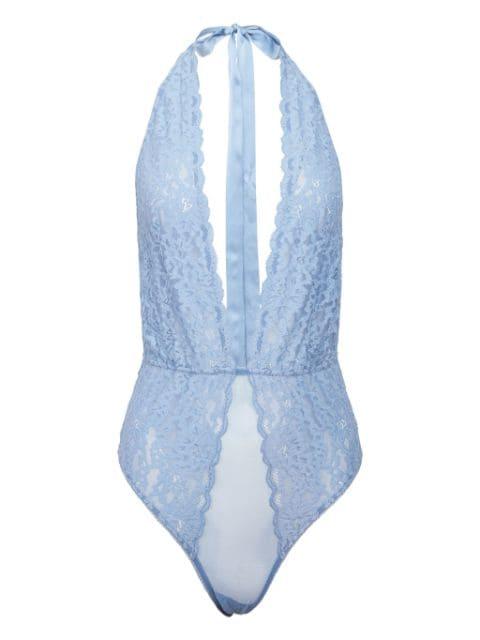 Charlotte halterneck teddy by FLEUR DU MAL