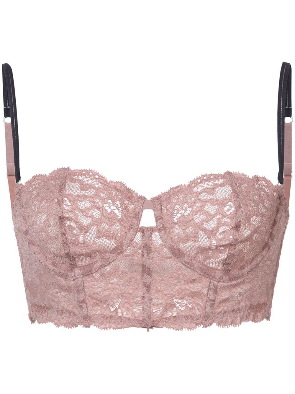 Charlotte lace longline bra by FLEUR DU MAL