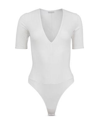 Deep Plunge Bodysuit by FLEUR DU MAL
