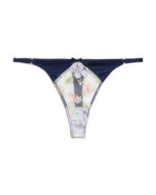 Elara Embroidery Thong by FLEUR DU MAL