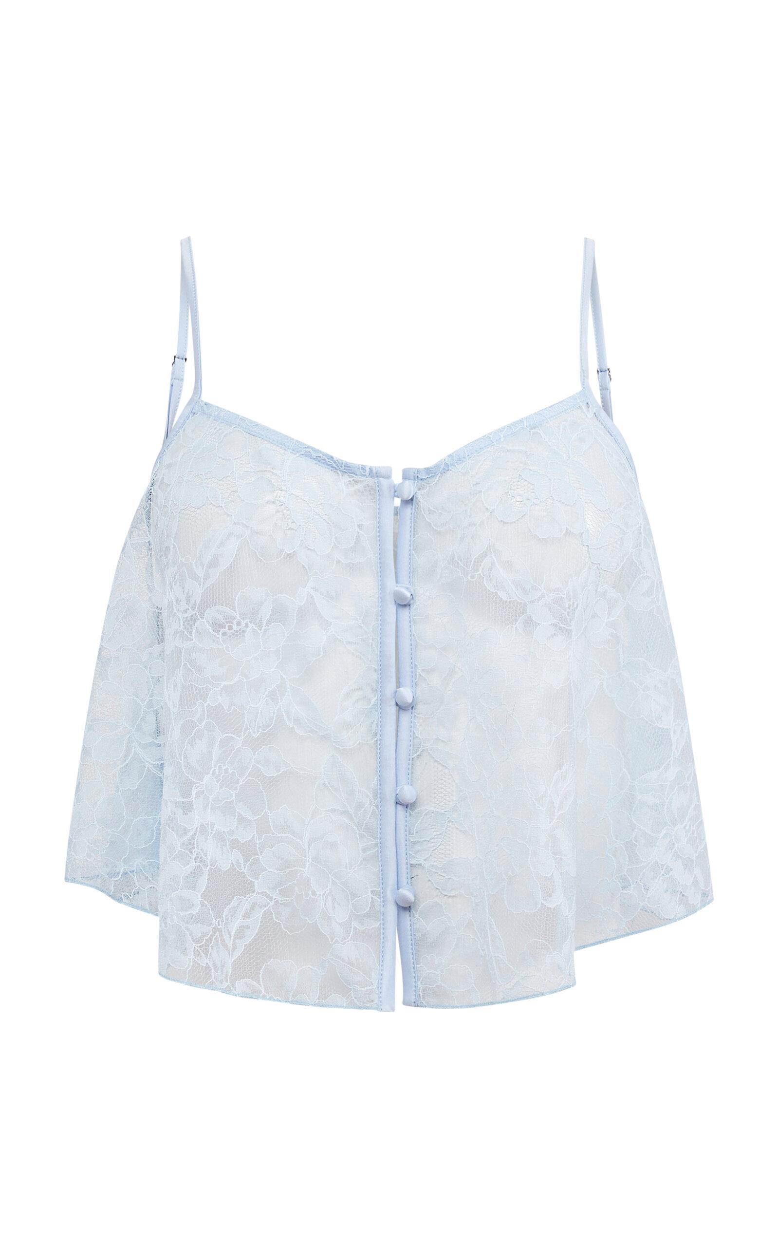 Fleur du Mal Jasmine Lace Flutter Camisole - Moda Operandi by FLEUR DU MAL