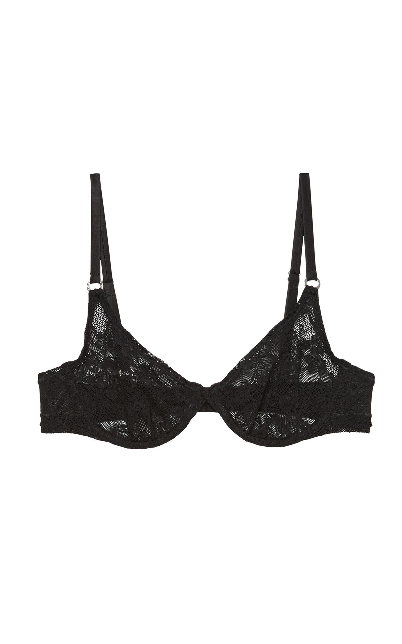 Fleur du Mal Le Stretch Lace Demi Bra - Moda Operandi by FLEUR DU MAL