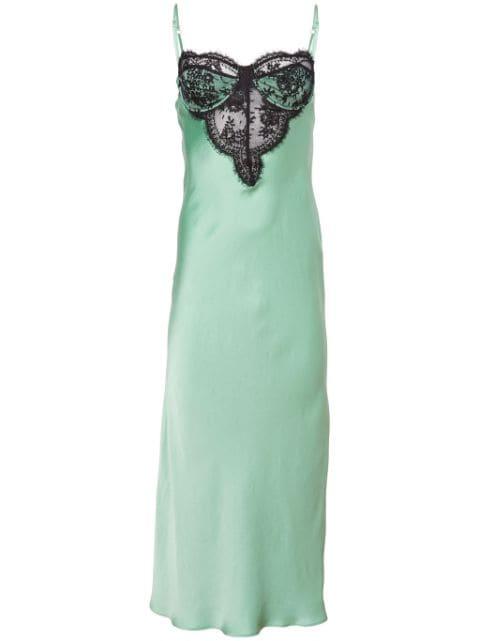 Frankie lace cupped slip dress by FLEUR DU MAL