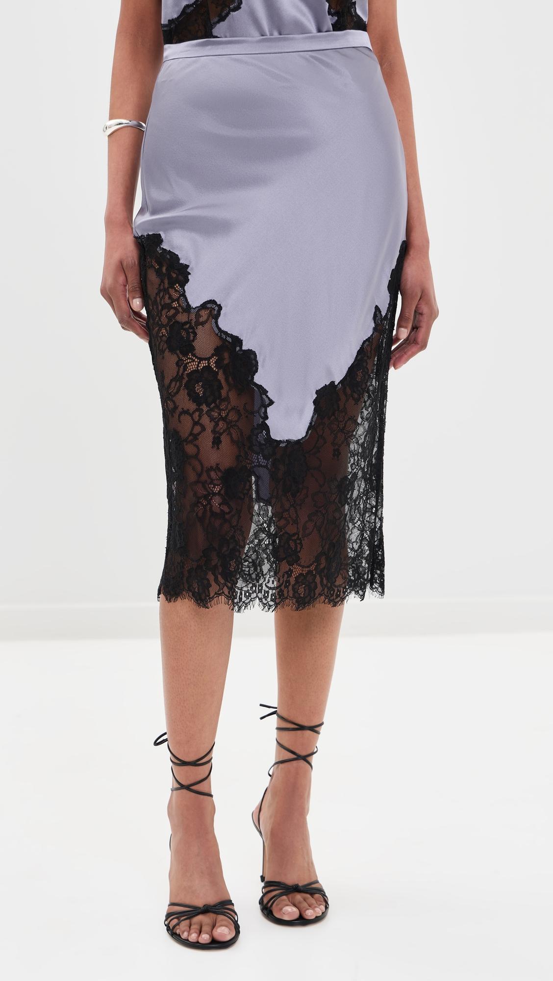 Juliet Lace and Silk Skirt by FLEUR DU MAL
