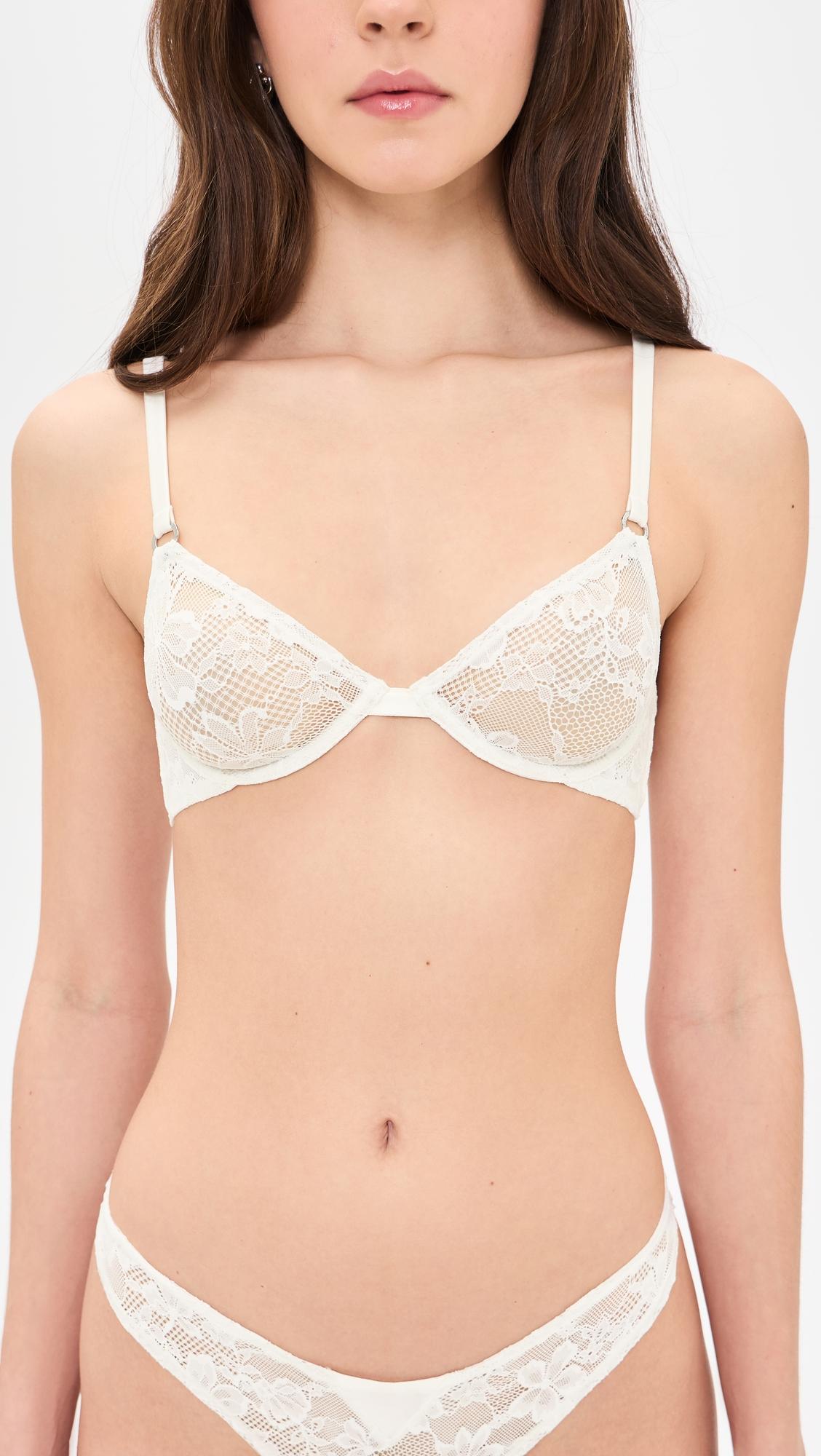 Le Stretch Lace Demi Bra by FLEUR DU MAL
