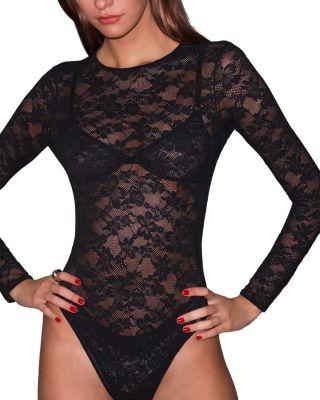 Le Stretch Thong Bodysuit by FLEUR DU MAL