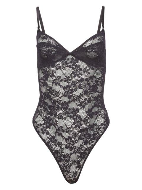 Le Stretch lace wireless bodysuit by FLEUR DU MAL