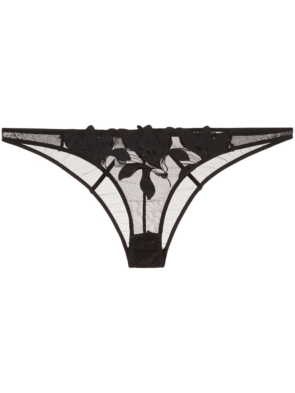 Lily embroidered cheeky by FLEUR DU MAL